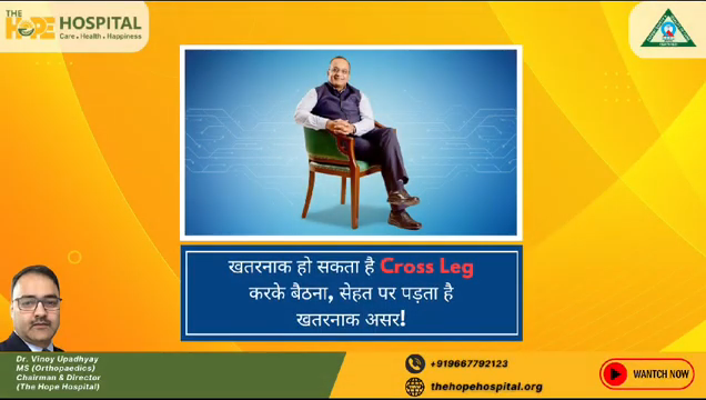 Learn the right way dangers of crossing legs while sitting